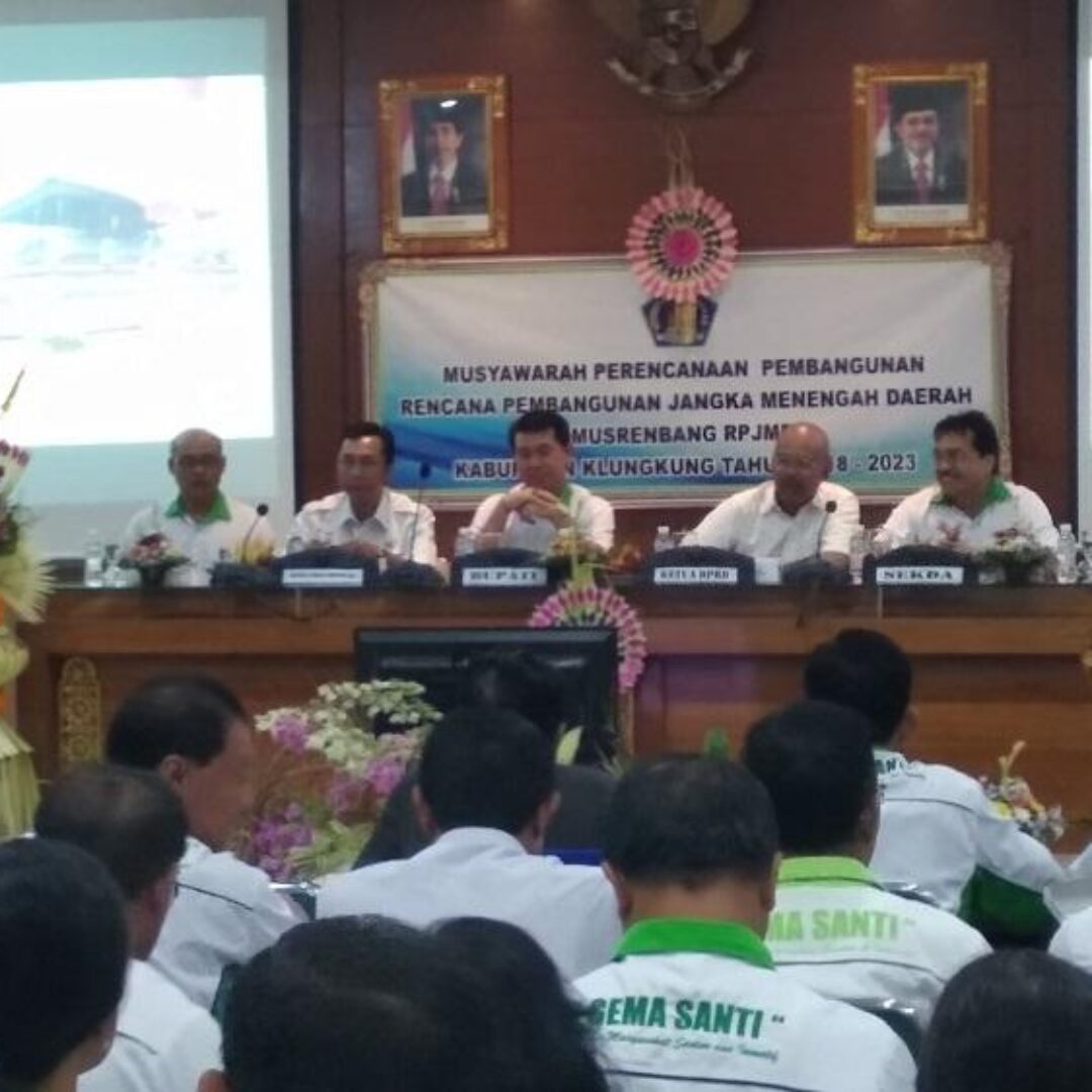 Musrenbang RPJMD Kabupaten Klungkung Tahun 2018-2023