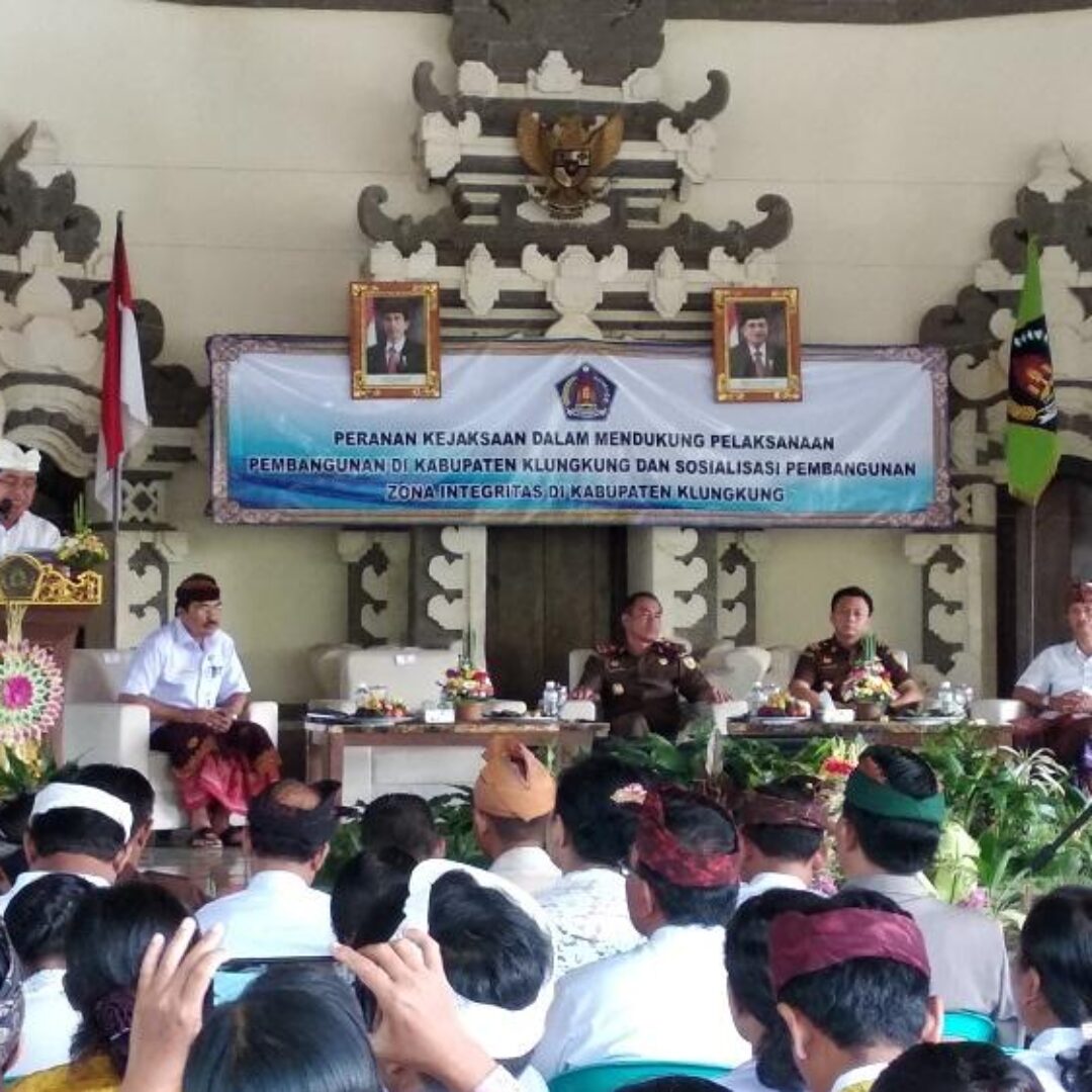 Sosialisasi  Zona Integritas dan Prioritas Pembangunan  RKPD  Kabupaten Klungkung Tahun 2020